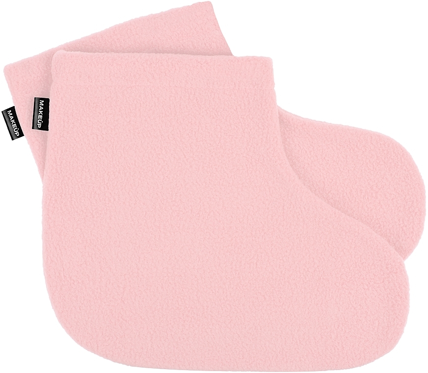 Kosmetiksocken für die Paraffintherapie Luxe Spa rosa - MAKEUP Thick Paraffin Wax Booties Therapy Spa Pink — Bild N2