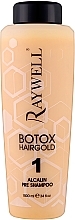 Düfte, Parfümerie und Kosmetik Haarshampoo - Raywell Botox Hairgold 1 Alcalin Pre Shampoo