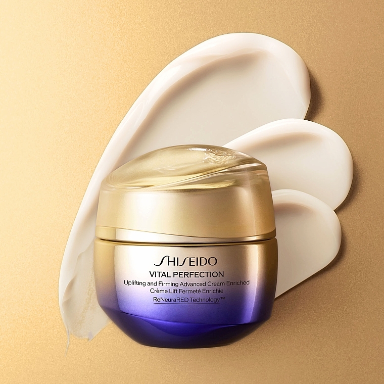 Straffende und festigende Gesichtscreme  - Shiseido Vital Perfection Uplifting And Firming Advanced Cream Enriched (Refill)  — Bild N2