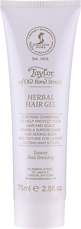 Haar-Stylinggel mit Kräutern - Taylor Of Old Bond Street Herbal Hair Gel Luxury Hair Dressing — Bild N3