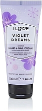 Düfte, Parfümerie und Kosmetik Handcreme Violette Träume - I Love Violet Dreams Hand and Nail Cream 