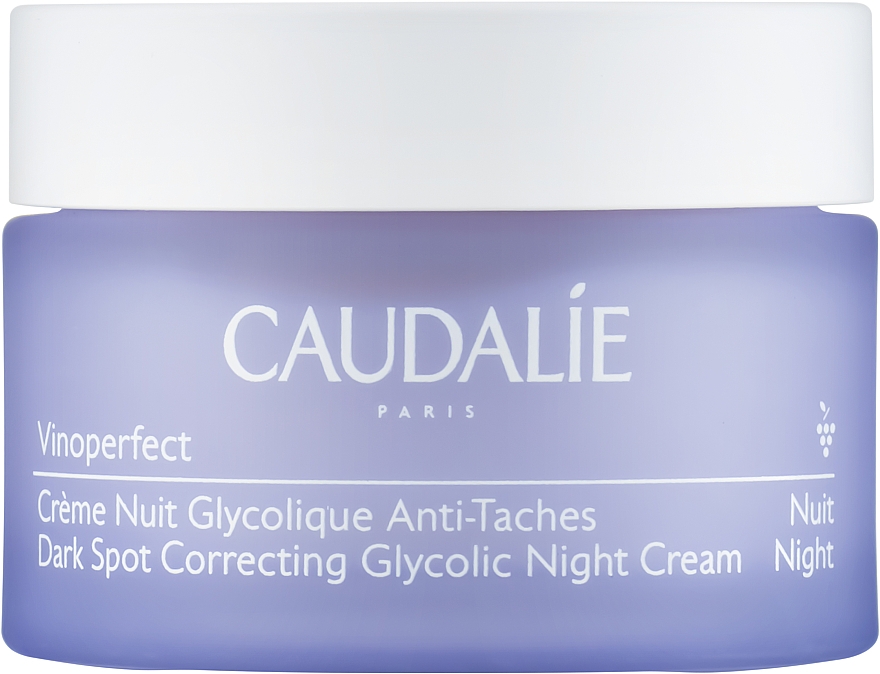Korrigierende Nachtcreme gegen Pigmentflecken mit Glykolsäure - Caudalie Vinoperfect Dark Spot Correcting Glycolic Night Cream — Bild N1
