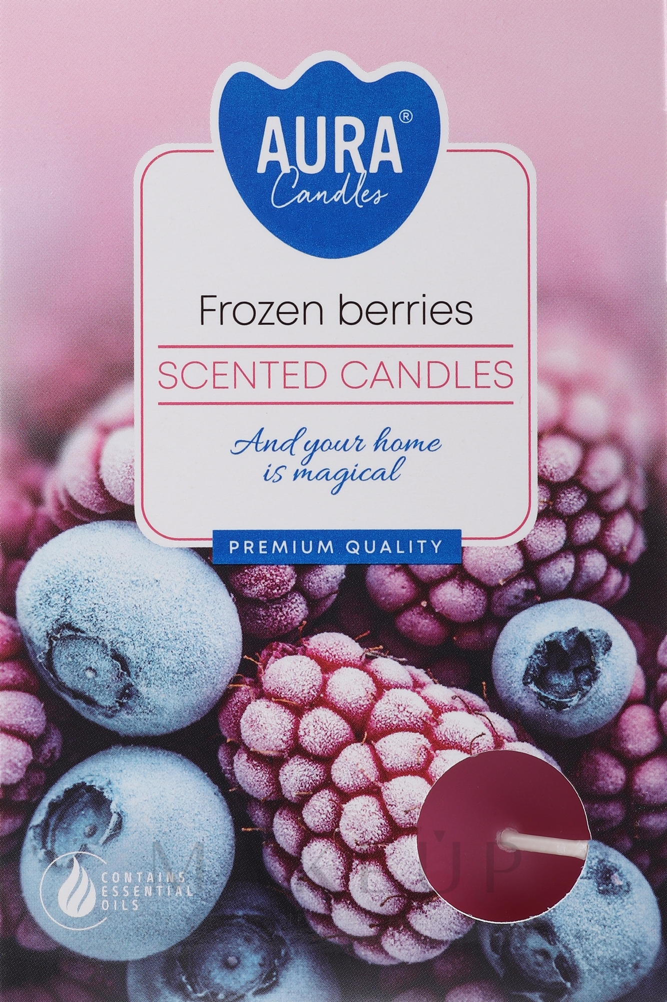 Teekerzen-Set Gefrorene Beeren - Bispol Frozen Berries Scented Candles — Bild 6 St.