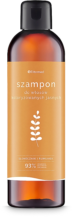 Shampoo für blondes Haar mit Kamille und Sonnenblume - Fitomed Herbal Shampoo — Bild N1