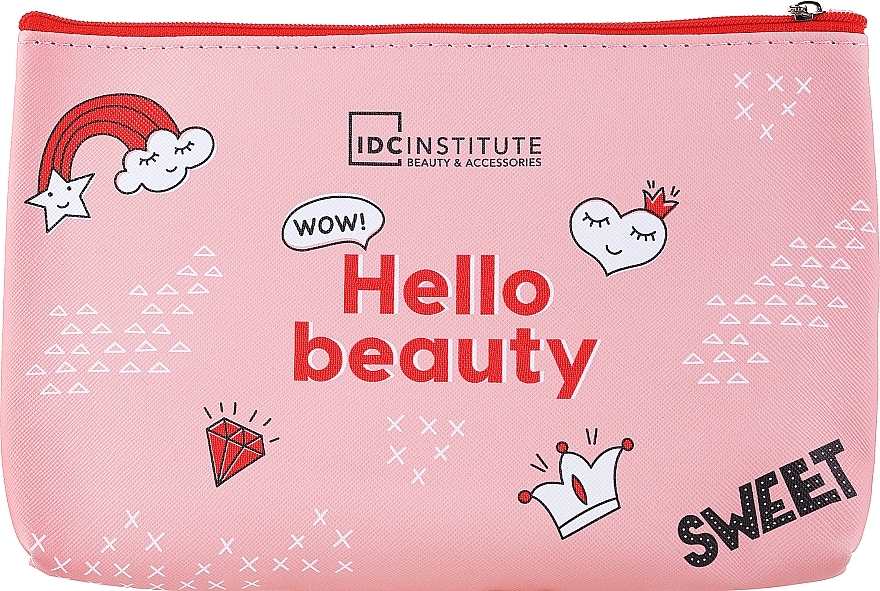 Kosmetiktasche, rot, pulver - IDC Institute Sweet & Pretty — Bild N1