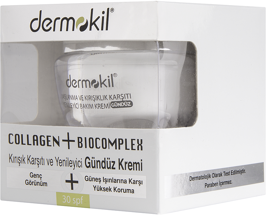 Revitalisierende Tagescreme gegen Falten - Dermokil Collagen + Biocomplex Anti-wrinkle & Restorative Day Care Cream — Bild N1