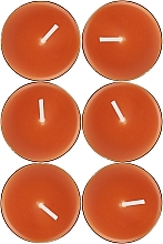 Düfte, Parfümerie und Kosmetik Teekerzen Orange - Bispol Orange Scented Candles