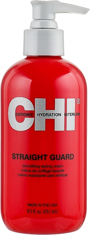 Glättende Stylingcreme für alle Haartypen - CHI Straight Guard — Foto N1