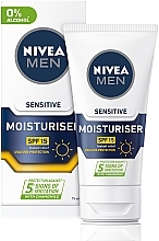 Gesichtscreme für Männer für empfindliche Haut - Nivea Men Sensitive Facial Cream SPF15 — Bild N2