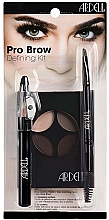 Düfte, Parfümerie und Kosmetik Make-up Set (Lidschattenpalette 4g + Augenbrauenwachs 2.3g + Make-up Pinsel 1 St.) - Ardell Brow Pro Defining Kit 