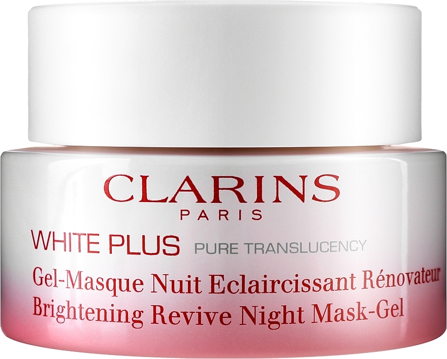 Aufhellende und erneuernde Gesichtsgel-Maske für die Nacht - Clarins White Plus Brightening and Renewing Night Gel-Mask — Bild N1