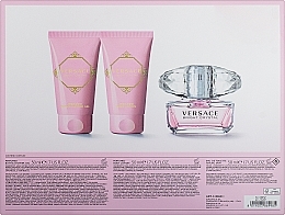 Versace Bright Crystal - Duftset (Eau de Toilette 50ml + Körperlotion 50ml + Duschgel 50ml)  — Bild N4