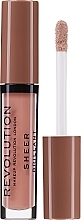 Lipgloss - Makeup Revolution Sheer Lip — Bild N1