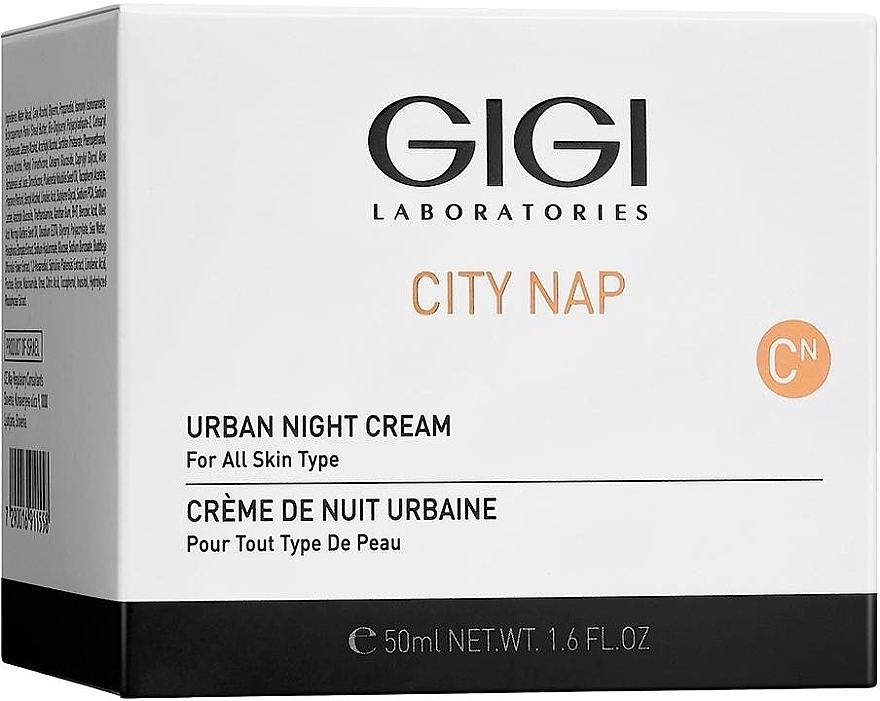 Nachtcreme für alle Hauttypen mit Algenextrakt - Gigi City Nap Urban Night Cream — Bild N1