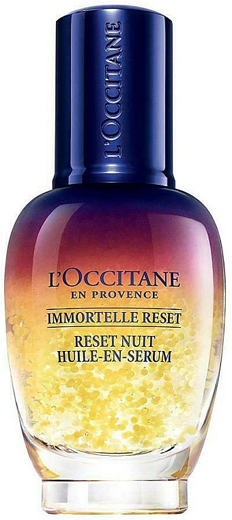 Nachtelixier für das Gesicht - L'Occitane Immortelle Overnight Reset Oil-In-Serum — Bild N1