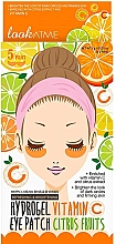 Düfte, Parfümerie und Kosmetik Hydrogel-Augenpatches Vitamin C und Zitrusfrüchte - Look At Me Hydrogel Eye Patch Vitamin C & Citrus Fruits