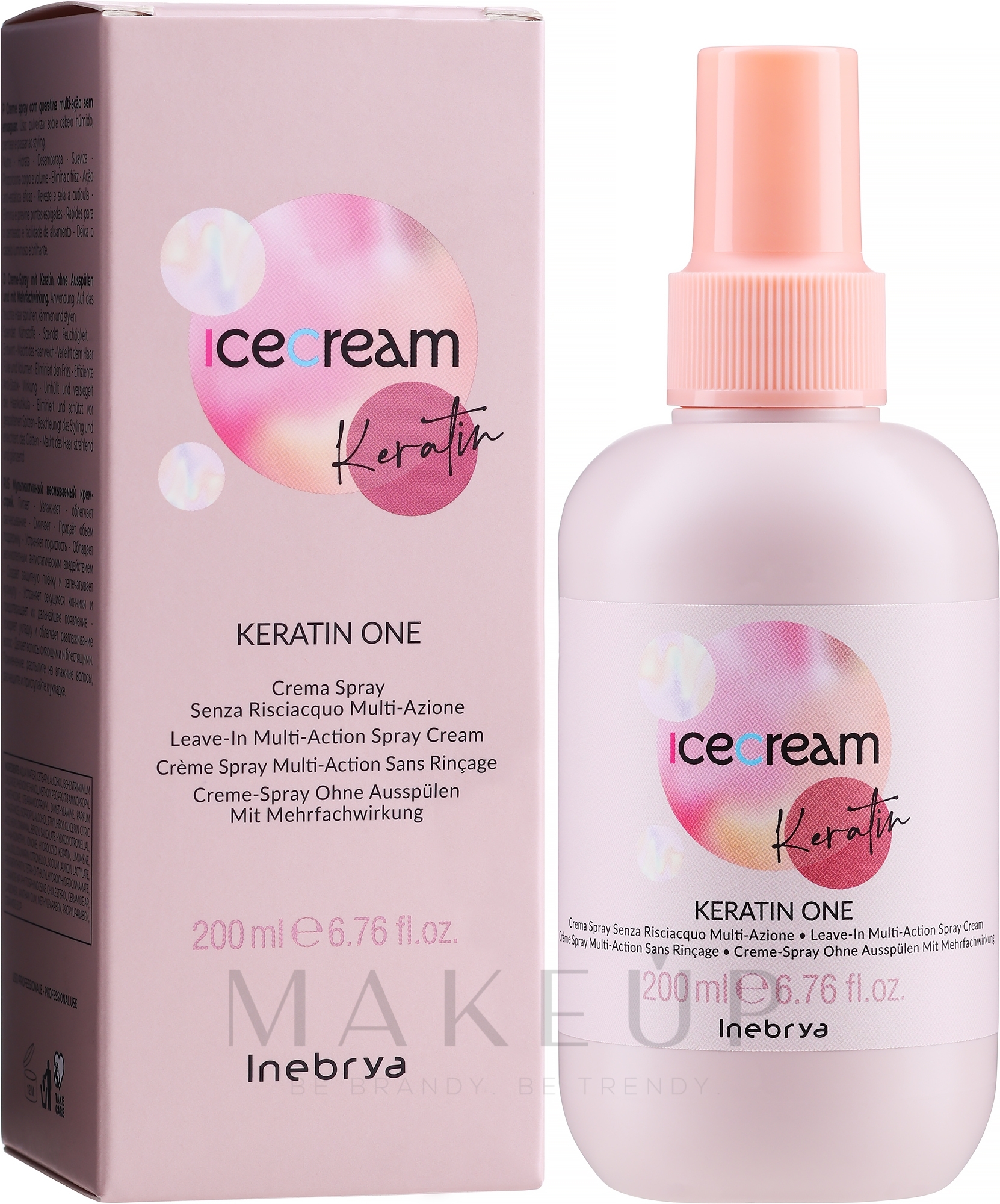 Keratin-Haarpflegecreme - Inebrya Keratin One Multi-Action — Foto 200 ml