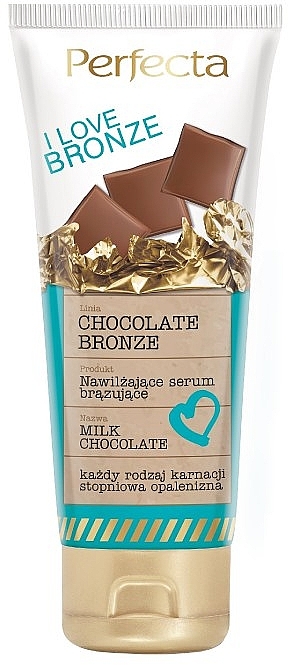 Feuchtigkeitsspendendes Bronzing-Serum Milchschokolade - Perfecta I Love Bronze Milk Chocolate Serum — Bild N1