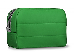 Gesteppte Handtasche grün Classy - MAKEUP Cosmetic Bag Green — Bild N1