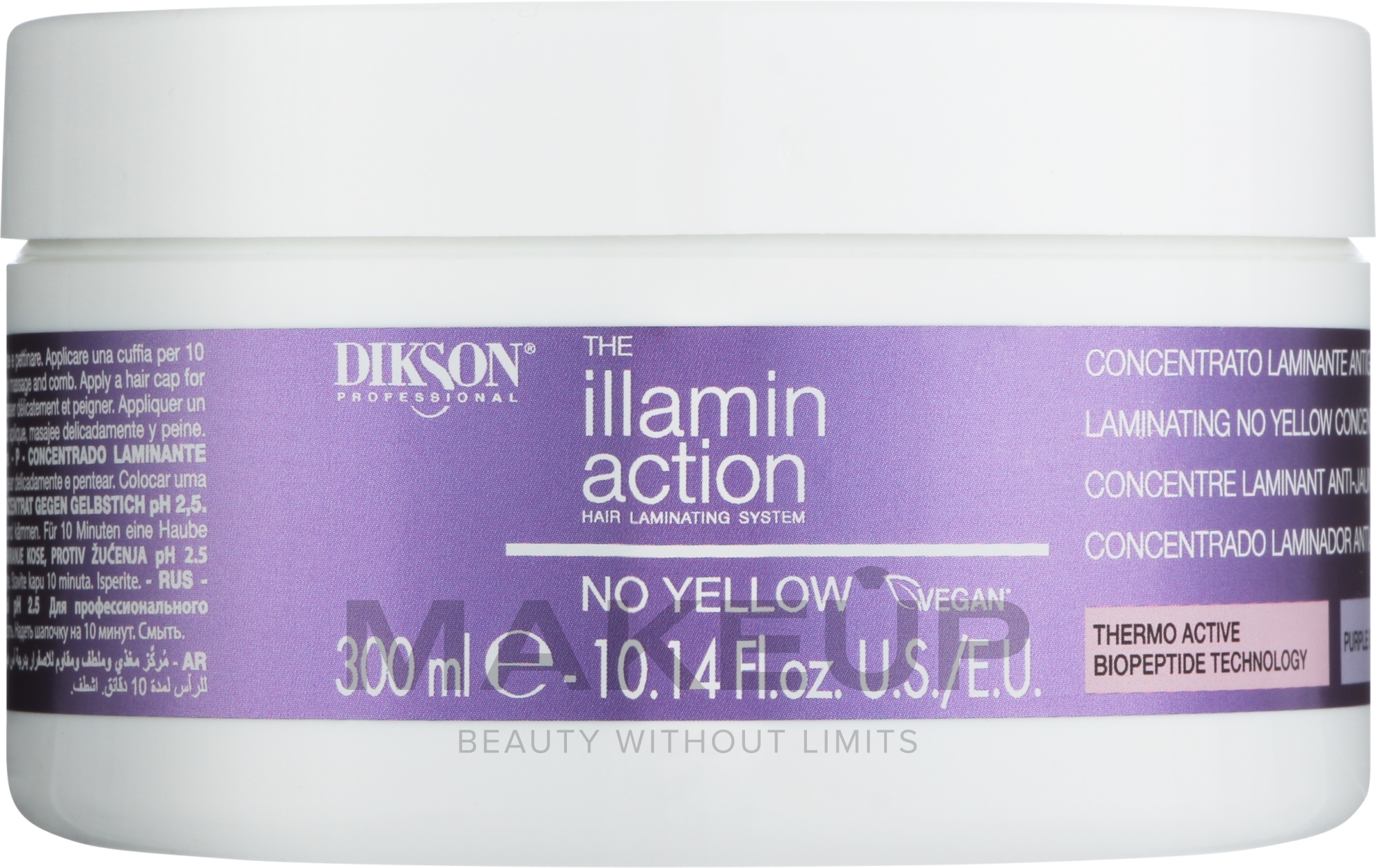 Thermoaktive konzentrierte Creme - Dikson Illaminaction Laminating No Yellow Concentrate pH 2.5 — Bild 300 ml