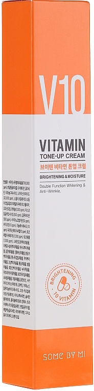 Aufhellende Anti-Falten Gesichtscreme mit 10 Vitaminen - Some By Mi V10 Vitamin Tone-Up Cream — Bild N2