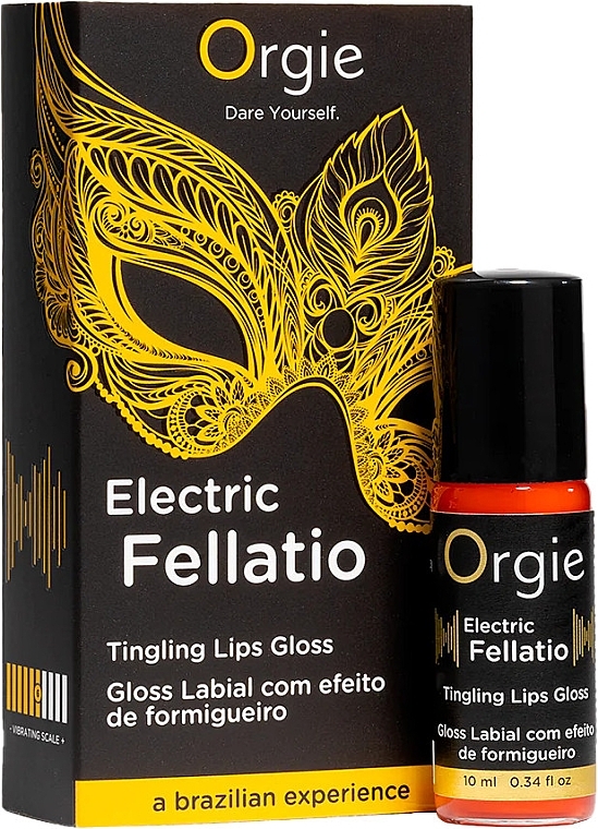 Vibrierender Lipgloss - Orgie Electric Fellatio Tingling Lip Gloss — Bild N4