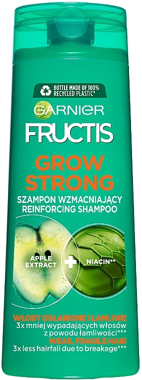 Kräftigendes Shampoo mit Ceramiden und Apfelextrakt - Garnier Fructis — Bild N1