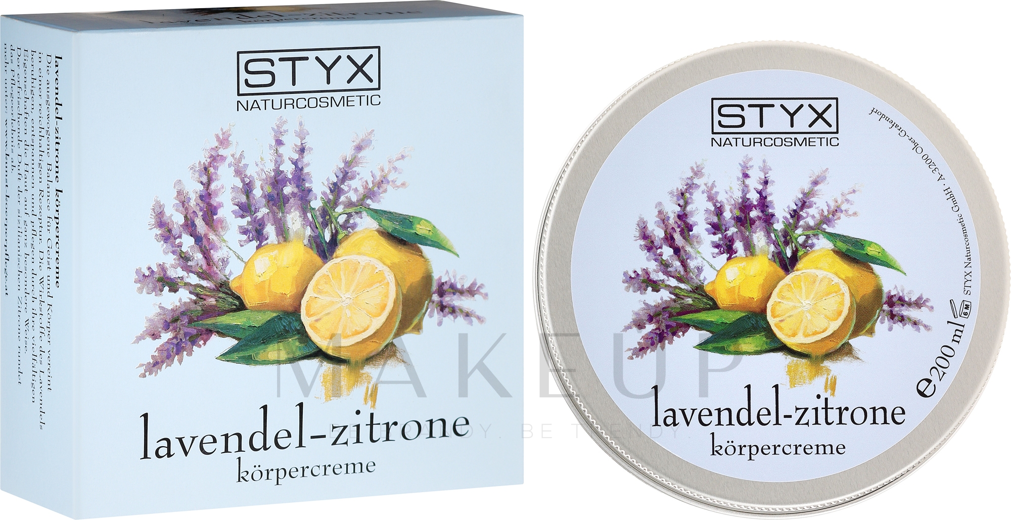 Körpercreme mit Lavendel und Zitrone - Styx Naturcosmetic Lavender Lemon Body Cream — Bild 50 ml