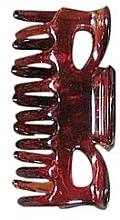 Haarklammer 4 cm braun 2 St. - Titania — Bild N1