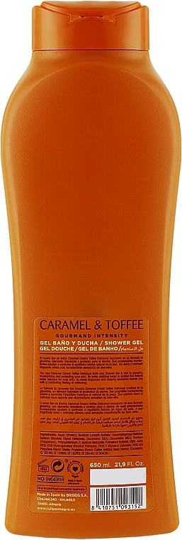 Duschgel Karamellcreme - Tulipan Negro Caramel & Toffee Shower Gel — Bild N1