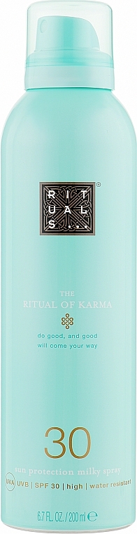 Sonnenschutzlotion mit weißem Tee und Ginkgo Biloba LSF 30 - Rituals The Ritual of Karma Sun Protection Milky Spray 30 — Bild N3