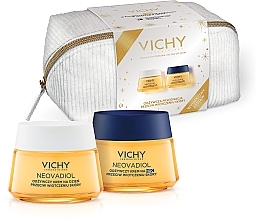 Düfte, Parfümerie und Kosmetik Gesichtspflegeset - Vichy Neovadiol (Tagescreme 50ml + Nachtcreme 50ml + Kosmetiktasche)