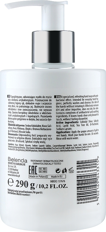 Antibakterielle Erfrischungsseife - Bielenda Professional Antibacterial Refreshing Soap — Bild N2