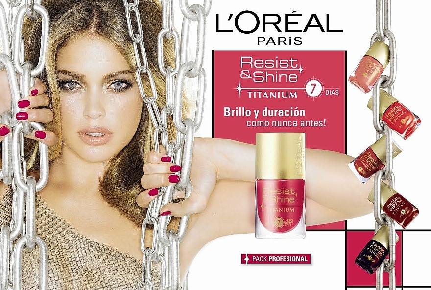 Nagellack - L'Oreal Paris Resist & Shine Titanium Nail Polish — Bild N3