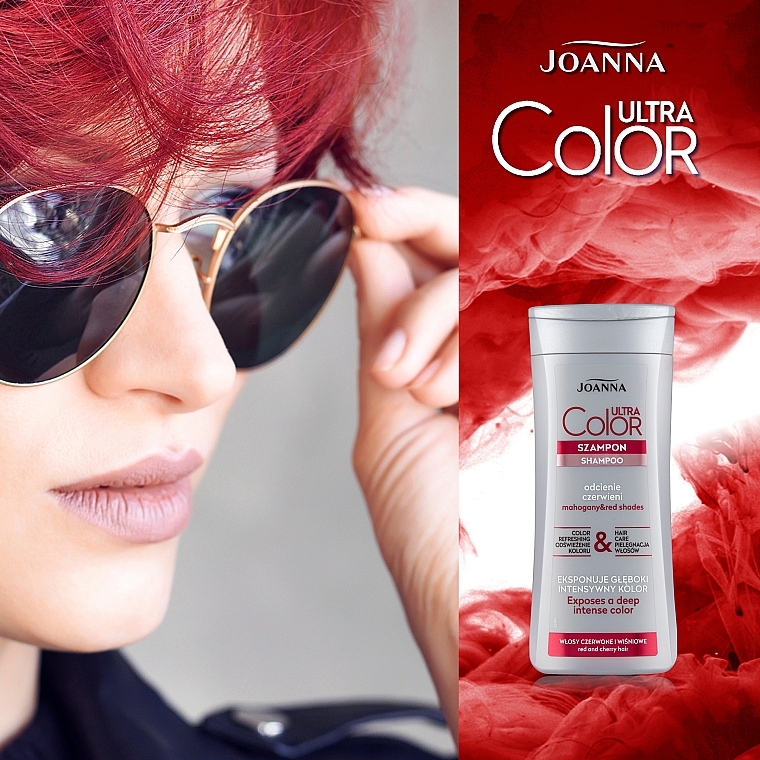 Pflegeshampoo für rotes Haar - Joanna Ultra Color System — Bild N2