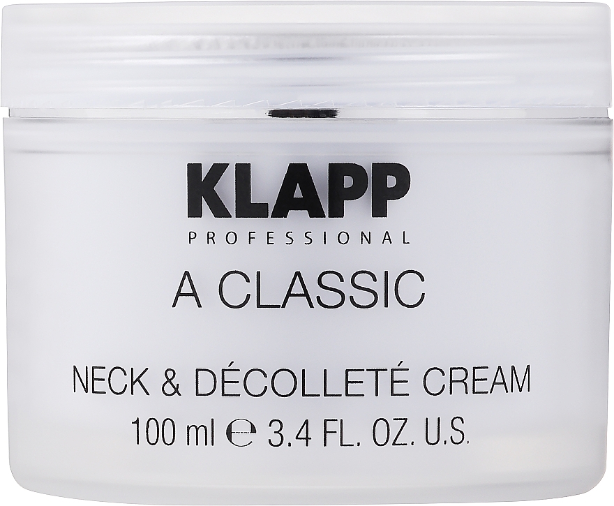 Reichhaltige Hals- und Dekolletécreme Vitamin A, E und F - Klapp A Classic Neck & Decollete Cream — Bild N3