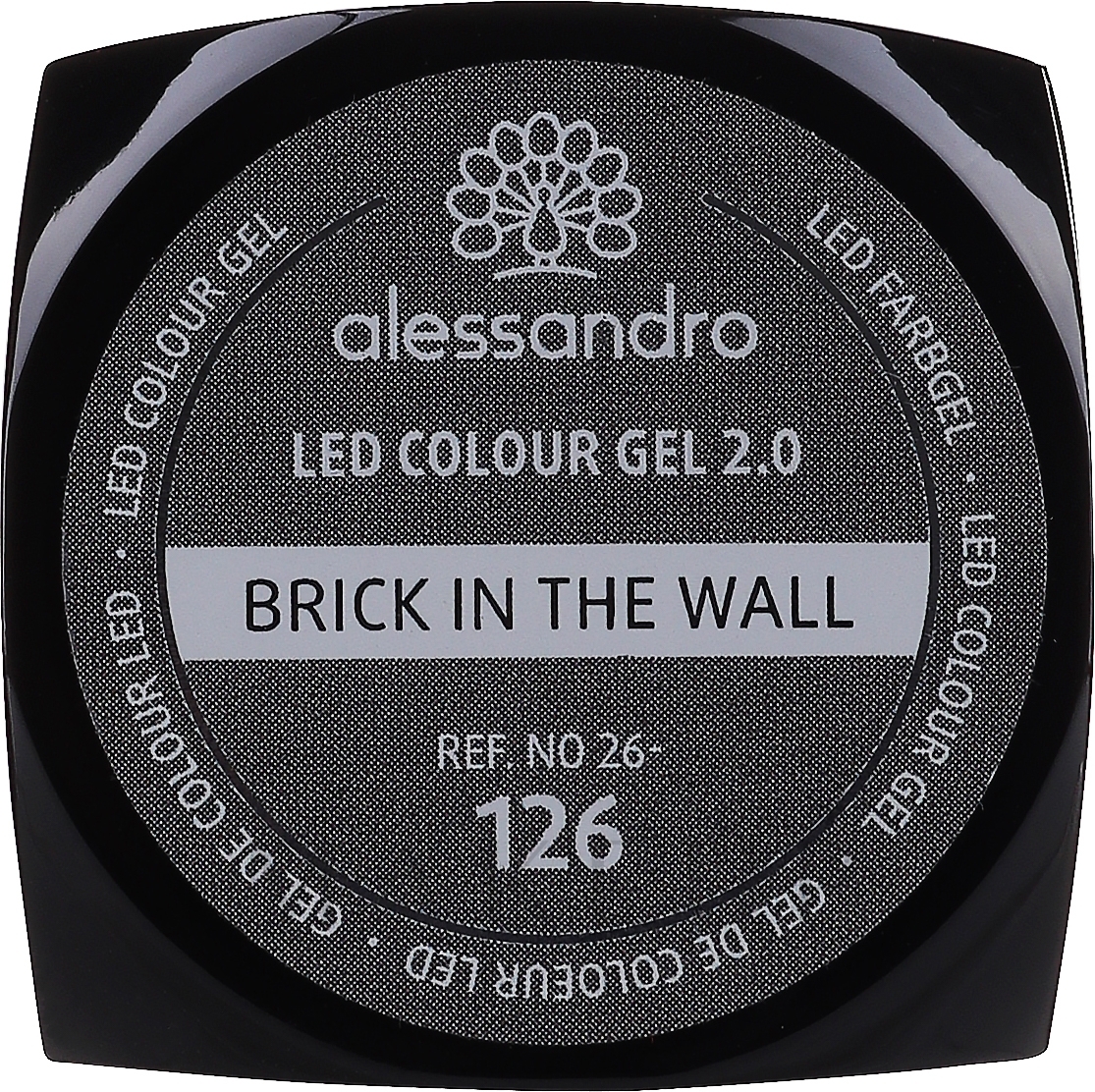 Nagelgel - Alessandro International LED Colour Gel 2.0 — Bild 126 - Brick In The Wall