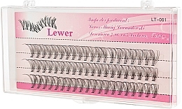 Düfte, Parfümerie und Kosmetik Falsche Wimpern in Büscheln 14 mm 60 St. - Lewer Pink