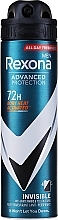 Deospray Antitranspirant - Rexona Antiperspirant Advanced Protection Invisible 72H — Bild N1