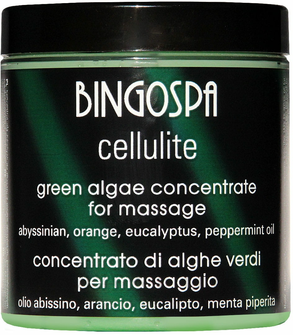 Massagekonzentrat für den Körper mit Grünalgen - BingoSpa Concentrate Green Algae Massage — Bild 250 g