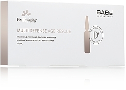 Düfte, Parfümerie und Kosmetik Multiprotectives Ampullen-Vitaminkonzentrat mit Anti-Aging-Wirkung - Babe Laboratorios Healthy Aging Multi Defense Age Rescue