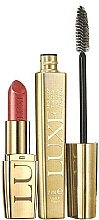 Make-up Set (Mascara 7ml + Lippenstift 3.6g) - Avon Luxe Runaway Plum  — Bild N1