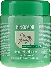 Düfte, Parfümerie und Kosmetik Pferdebalsam mit Rosmarinextrakt - BingoSpa Ointment Horse With Rosemary