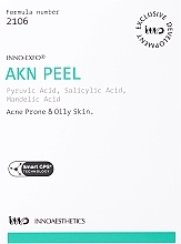 Düfte, Parfümerie und Kosmetik Peeling für fettige und zu Akne neigende Haut in Ampullen - Innoaesthetics Inno-Exfo AKN Peel Acne Prone & Oily Skin