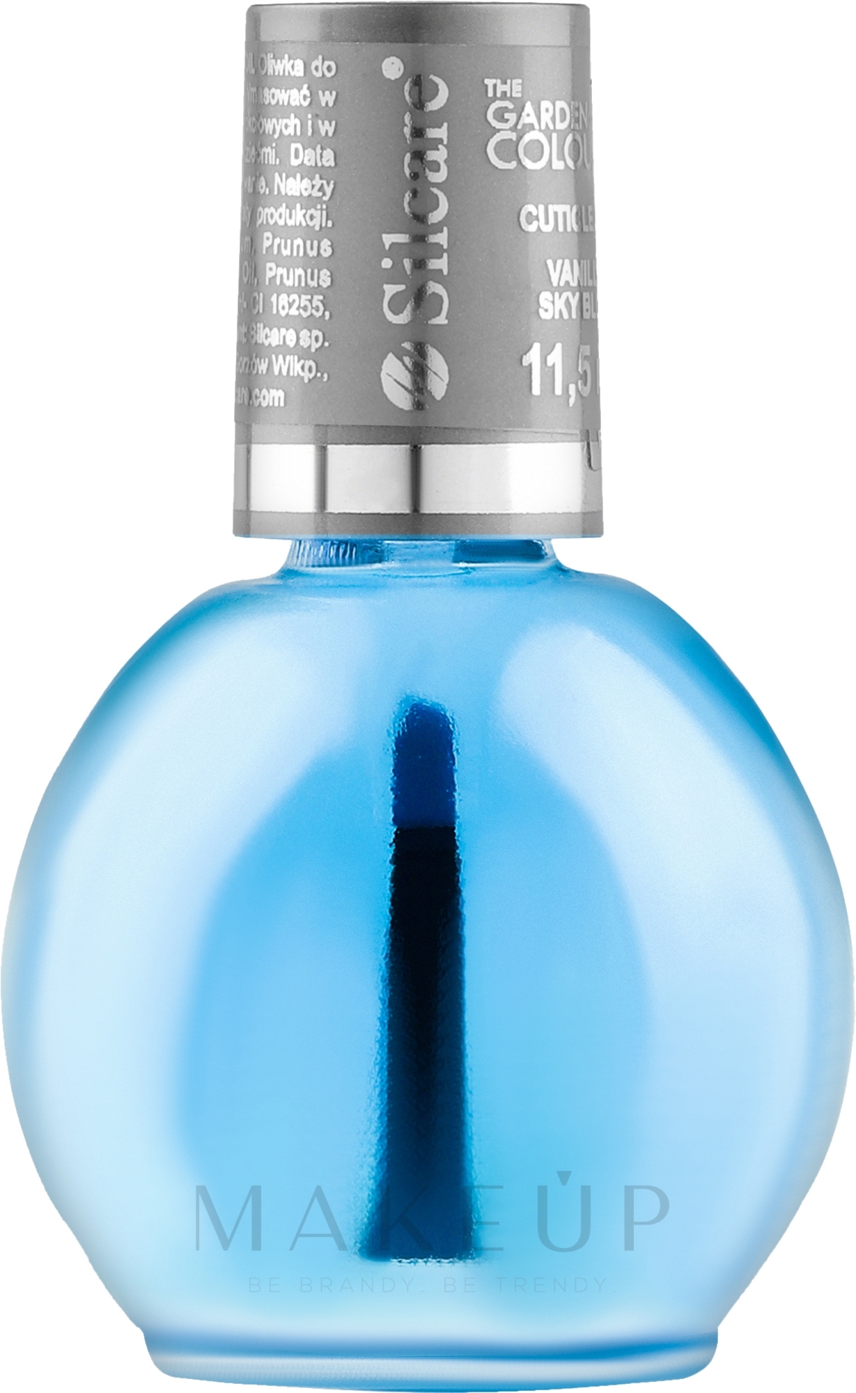 Nagel- und Nagelhautöl mit Pinsel Vanille himmelblau - Silcare Cuticle Oil Vanilla Sky Blue — Foto 11.5 ml
