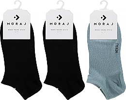 Düfte, Parfümerie und Kosmetik Kurze Socken aus Bambus blau, oliv Drei Paare - Moraj