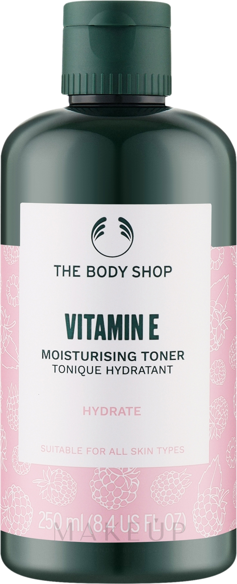 Feuchtigkeitsspendendes Tonikum mit Himbeersamenöl - The Body Shop Vitamin E Moisturising Toner — Bild 250 ml