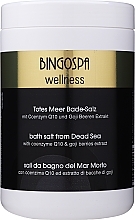 Düfte, Parfümerie und Kosmetik Badesalz aus dem Toten Meer mit Coenzym Q10 und Goji-Beeren Extrakt - BingoSpa Salt For Bath SPA of Dead Sea