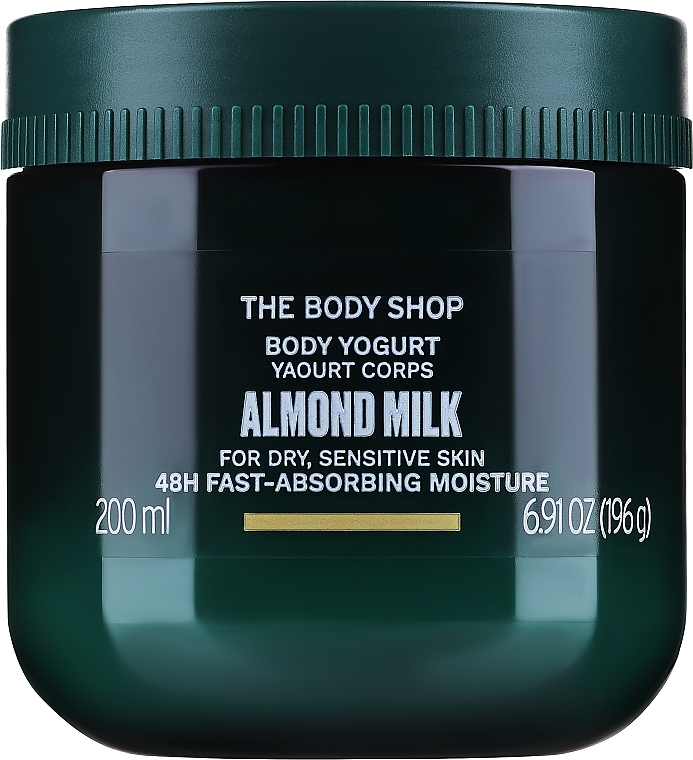 Körperjoghurt für empfindliche Haut mit süßem Mandelöl und Bio-Mandelmilch - The Body Shop Almond Milk Body Yoghurt — Bild N3