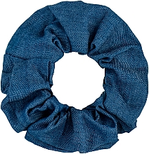 Scrunchie-Haargummi Denim blau Denim Classic - MAKEUP Hair Accessories — Bild N1